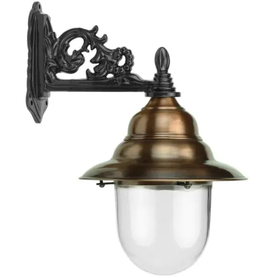 Stallamp Hangend Koper Strijen 52 cm