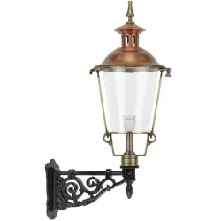 Muurlantaarn Aartswoud Brons L 95 cm Muurlantaarn Aartswoud Brons L 95 cm