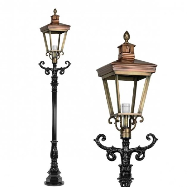 Buitenlantaarn Brons Nunspeet L 225 cm