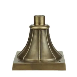 Losse Sokkelpaal M20BR Brons 16 cm Losse Sokkelpaal M20BR Brons 16 cm