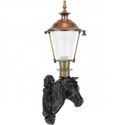 Paardenlamp Kornhorn Oud Koper 72 cm Paardenlamp Kornhorn Oud Koper 72 cm